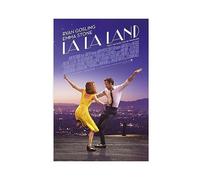ETOMEY Poster su tela con la canzone e la danza di La Land, stampa romantica, per camera da letto, decorazione per ufficio, camera da letto, regalo, senza cornice, 30 x 45 cm