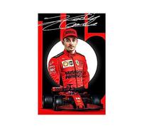 ETOMEY Poster su tela di Charles Leclerc F1, decorazione per camera da letto, sport, ufficio, camera da letto, regalo, senza cornice, 30 x 45 cm