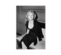 ETOMEY Poster vintage su tela, motivo: attore cinematografico, Marilyn Monroe, decorazione per camera da letto, sport, ufficio, camera da letto, regalo, senza cornice, 20 x 30 cm