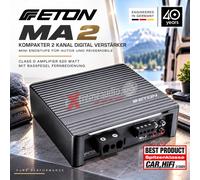 Eton MA 2 Compatto 2 Canale Digitale Amplificatore Con Bassi Telecomando