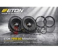 ETON PRW 80 midrange 80 mm (3 inch) (3") altoparlante + griglia - 1 paio