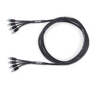 ETON RCA 4P-55 - Cavo RCA di alta qualità (4 canali) con lunghezza di 5,5 metri, 4 maschi a 4 connettori, cavo audio RCA RCA a RCA, ideale per amplificatore/radio, Head Unit
