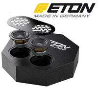 Eton RES5FLAT 2x13cm Subwoofers Attivi per La Supporto Ruota di Scorta,Scorta