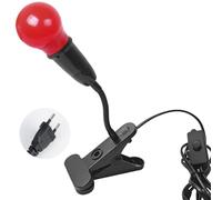 eTone Darkroom Safe Light, lampada da scrivania a LED rossa con clip, regolabile a 360 gradi, adatta per la lavorazione di film S/W e carta da stampa S/W (5 W)