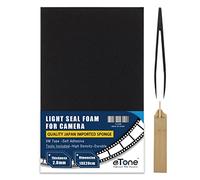 eTone Light Leak Proof Sponge High Density Foam film Replacement Light Seal Foam with Tongs for 120/135 Film Cameras Large Format Accessories, 2 mm