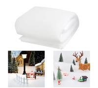 ETONSUNNY Neve Finta Natalizia,240 * 80cm Neve Artificiale per Decorazioni,Soffice,Morbido e Candido di Decorazioni Albero di Natale,Neve Finta Decorazioni Natalizie (Senza luci)
