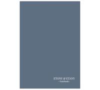 ETONY & ETANY Azure Drift Notebook: Minimalist A5 Lined Journal for Calm, Focus & Daily Writing: A Clean, Modern Notebook in Stormy Blue - Perfect for Journaling, Notes, Planning & Productivity