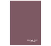 ETONY & ETANY Velour Shade Notebook: Minimalist A5 Lined Journal for Calm, Focus & Daily Writing: A Clean, Modern Notebook in Muted Charcoal Rose - ... Journaling, Notes, Planning & Productivity