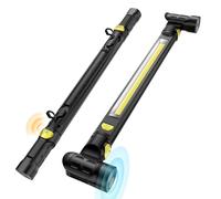 ETOOLAB Lampada a LED da officina, lampada da lavoro a LED, 1200 lm, luce per vano motore con forte magnete, gancio a 360°, 5200 mAh, sensore di presenza, dimmerabile/modulo di luce girevole, per