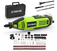 ETOOLAB Utensile multifunzione 200 W, set di attrezzi rotanti con 129 accessori, 6 velocità variabile 10000-35000 giri/min, 200 W, super potenza per taglio, incisione, foratura, levigatura,