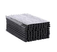 ETOPARS 100 Pezzi Striscia di Riparazione di Pneumatici Tubeless Foratura Stringhe Kit Gomma Cancellare Strumento Recupero Rapido Auto Nero 200mm x 3.5mm