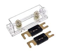 ETOPARS 40A Portafusibili ANL Lame d'oro 40Amp ANL Fusibile Auto automobilistica Audio Sicurezza Proteggere Placcato Adatto 0 2 4 Calibro