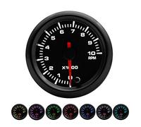 ETOPARS 52mm 2" Motore Auto Kit Calibro di tachimetro RPM Puntatore Indicatore Luminoso a LED 7 Colori