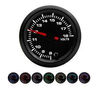 ETOPARS 52mm 2" Motore Auto Kit Calibro di Tensione Volt Puntatore Indicatore Luminoso a LED 7 Colori