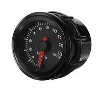ETOPARS 52mm 2" Motore Auto Kit Calibro indicatore Temperatura dei Gas Scarico Puntatore Indicatore Luminoso a LED 7 Colori