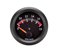 ETOPARS 52mm Motore Auto Kit Calibro di Tensione Volt Puntatore Indicatore Luminoso a LED Bianca Universale