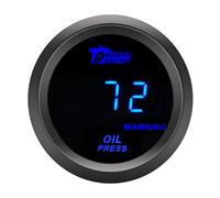 ETOPARS Universale Auto Olio Pressa Manometro 2 Pollici 52mm Pressione Dell'olio Misuratore Digitale Psi Olio Press Indicatore Calibro Blu Luce Olio Pressione Strumenti