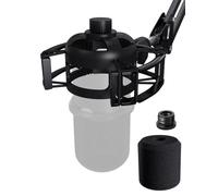 Etour Appositamente progettato per supporto ammortizzatore SoloCast, aggiornamento 2025, sospensione anti-vibrazione, supporto per paraurti elastico, supporto microfono a clip con adattatore a vite