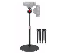Etour Supporto da scrivania per webcam con testa a sfera a 360°, base pesante regolabile in altezza, compatibile con webcam Logitech C920 C922 Brio 4K e altre webcam con filettatura da 1/4" per live