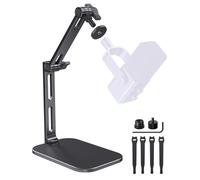 Etour Supporto per microfono da scrivania, braccio regolabile con base pesante (carico massimo 1,2 kg), adatto per Blue Yeti, HyperX QuadCast, Fifine, Webcam e fotocamera e altro ancora, per