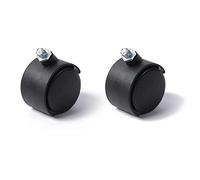 ETRAVEL Ruota per vaso per piante Rotonde 2 pezzi Carrello per Mover Caddy Ruote per piastra da giardino senza freno