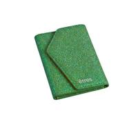 ETRES Portafoglio Magnetico ICON Easy - Compatibile con iPhone 17/16/15/14/13/12 - Protezione RFID, in PU Leather - 2 Slot Carte + Tasca Contanti - Compatto, Unisex, Antiscivolo (shiny green)