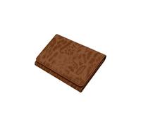 Etres Smart Wallet - Portafoglio piatto con motivo animali, protezione RFID e funzioni intelligenti, design sottile, marrone, unisize, Minimalista
