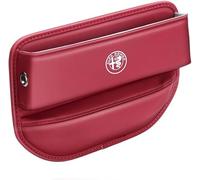 ETRFUNB Scatola Organizzatrice per Spazio Sedile Auto per Alfa Romeo Montreal, Portaoggetti Riempitivo Multifunzionale Anteriore Pratico Accessori,Red