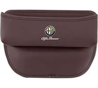 ETRFUNB Scatola Organizzatrice per Spazio Sedile Auto per Alfa Romeo Montreal, Portaoggetti Riempitivo Multifunzionale Anteriore Pratico Accessori,Brown