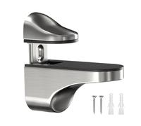 Étriers Réglables Pour Étagère - Support à Pince, Pièces de Rechange Barre Acrylique et Bois | Accessoires Salle de Bain et Douche, Fixation Meuble Étagère, Support Durable, Organisateur Pratique