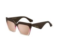ETRO 0001/S Occhiali da sole, Brown Fuchsia, 58 per donna, Marrone Fuchsia, 62