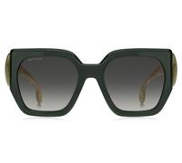Etro 0054/S 1ED/9O Women's Butterfly Sunglasses - Green Frame, Dark Grey Gradient Lenses
