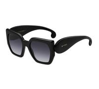 ETRO 0054/S Women's Sunglasses - Black Frame, Dark Grey Shaded Gradient Lenses