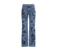 Etro Blue Cotton Flared Jeans - 26