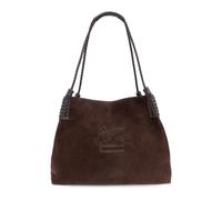 Etro - Borsa a tracolla in camoscio - - Bags - Donna - Marrone - ONE SIZE