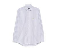 Etro - Camicia a Righe con Ricamo Pegaso - - Shirts - Uomo - Blu - 4XL