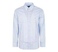 Etro - Camicia Button Down Manica Lunga Logo Pegaso Roma - - Shirts - Uomo - Blu - L