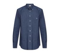 Etro - Camicia con Logo Ricamato - - Shirts - Uomo - Blu - L