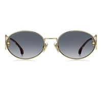 Etro Etro 0106/s Occhiali Da Sole Donna Oro Ovali Grigio 57mm