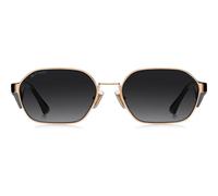 Etro Etro 0111/s Occhiali Da Sole Unisex Nero Geometrico Grigio 58mm