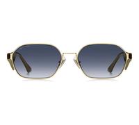Etro Etro 0111/s Occhiali Da Sole Unisex Oro Geometrico Grigio 58mm