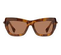 Etro Etro 0121/s Occhiali Da Sole Unisex Avana Farfalla Marrone 56mm