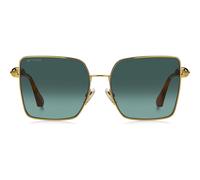 Etro Etro 0138/s Occhiali Da Sole Donna Oro Oversize Verde 59mm