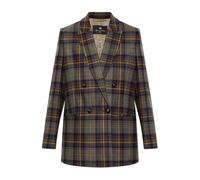 Etro - Giacca a Doppio Petto a Quadri - - Jackets - Donna - Grigio - S
