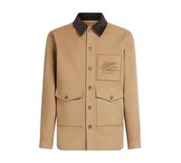 Etro - Giacca di Cotone con Pegaso - - Jackets - Uomo - Beige - L
