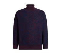Etro - Maglione a Collo Alto in Misto Lana - - Knitwear - Uomo - Blu - M