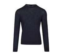 Etro - Maglione in Lana e Seta con Ricamo Pegaso - - Knitwear - Uomo - Blu - XL