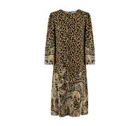 Etro - Mini Abito Tunica in Seta con Motivo Paisley e Animalier - - Dresses - Donna - Multicolore - XL