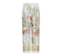 Etro - Pantaloni in seta con stampa Flora e Fauna piazzata - - Trousers - Uomo - Multicolore - M