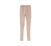 Etro - Pantaloni Jogging in Twill Misto Lino Slub - - Trousers - Uomo - Beige - M